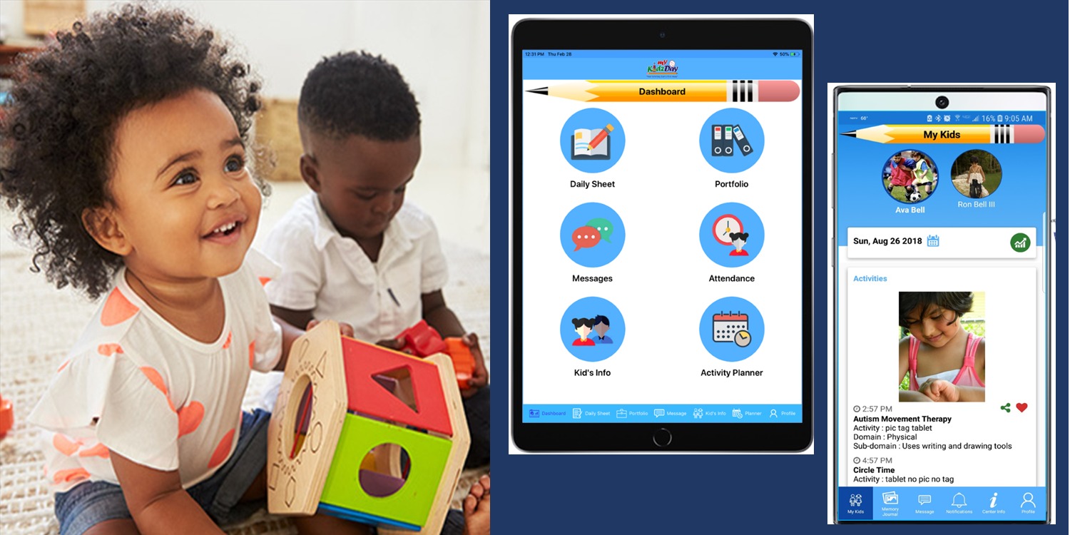 Parent communication daycare app